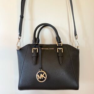 Michael Kors Black Leather Purse